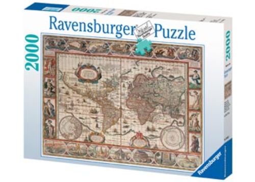 Puzzle - Ravensburger - Map of World From 1650 Puzzle 2000pc