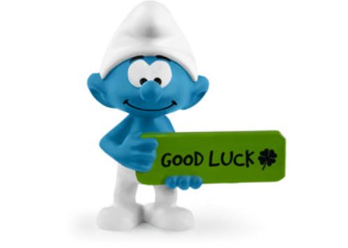 Schleich - Good luck Smurf