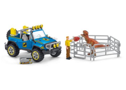 Schleich - Off-road vehicle with dino outpost