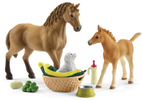 Schleich - Horse Club Sarah’s baby animal care