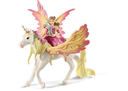Schleich - Fairy Feya with Pegasus unicorn