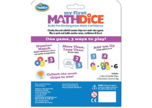 ThinkFun - My First Math Dice