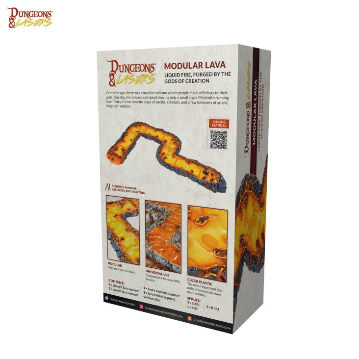 Dungeons & Lasers: Expansion Bits - Modular Lava