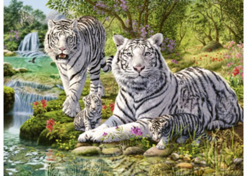 Ravensburger - White Cat Puzzle 500 pieces