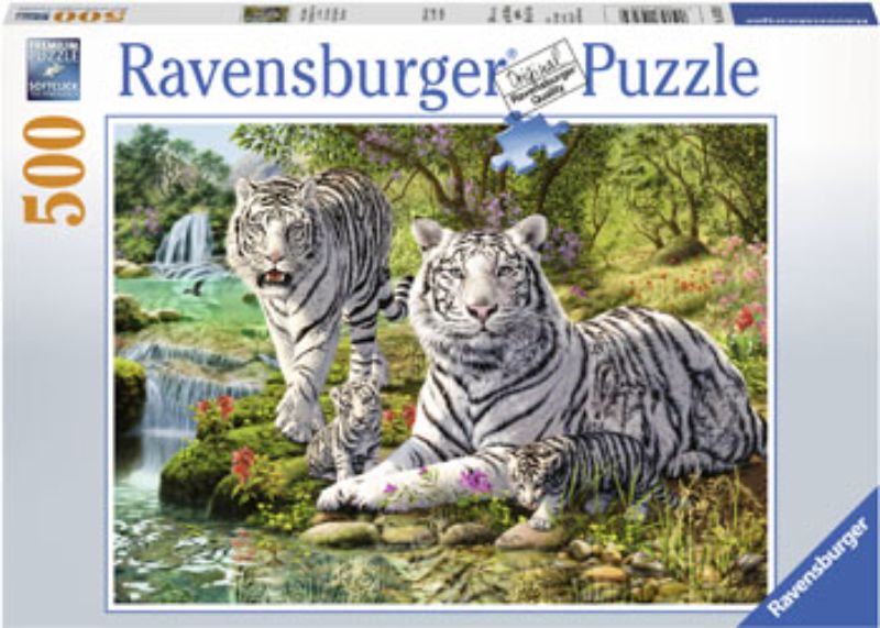 Ravensburger - White Cat Puzzle 500 pieces