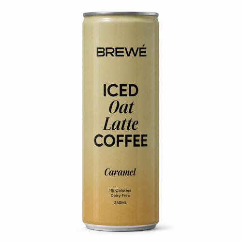 Brewe Iced Oat Caramel Latte 240ml (Pack of 12)