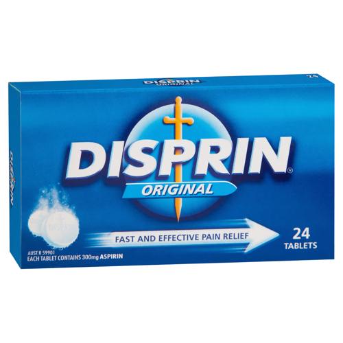 Disprin Original Tablets 300mg 24pk (Pack of 6)