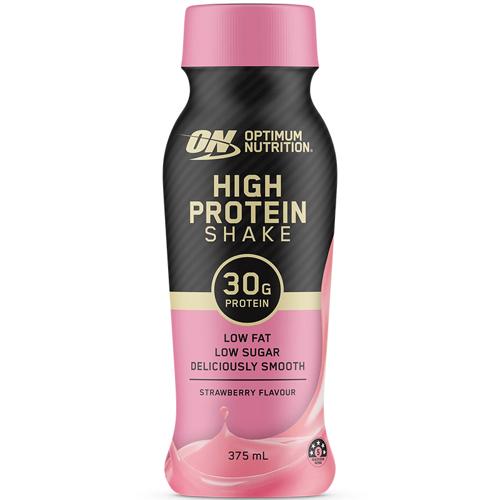 Optimum Nutrition High Protein Shake Strawberry 375ml (Pack of 12)