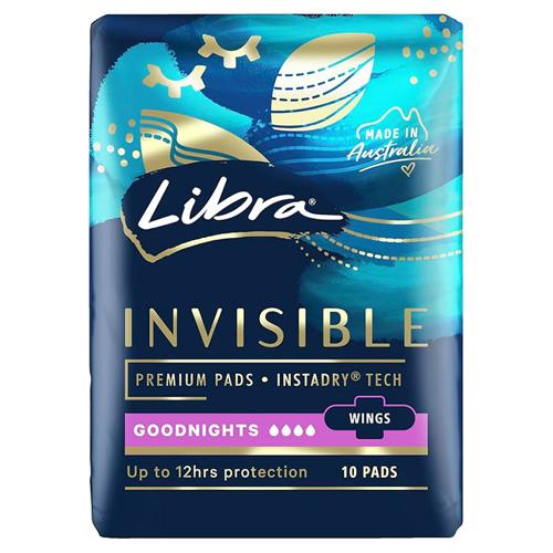 Libra Wings Invisible Goodnight 10s (Pack of 6)