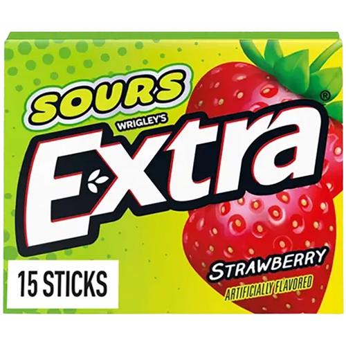 Extra Sour Strawberry 15’s (Pack of 10)