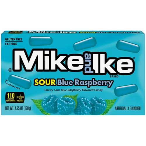 TB Mike & Ike Sour Blue Raspberry 120g (Pack of 12)