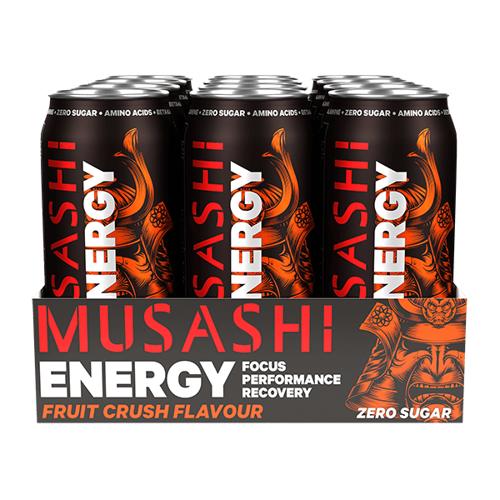 Musashi Energy Fruit Crush 500ml (Pack of 12)