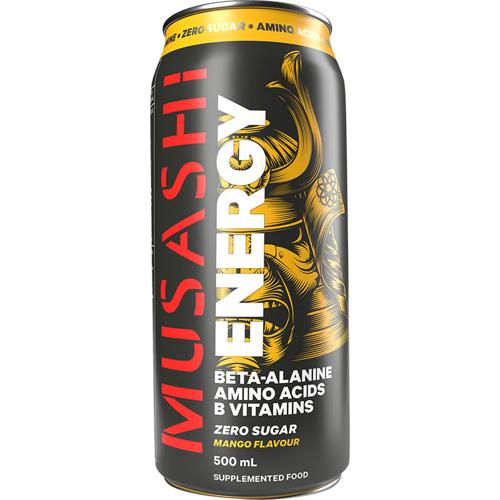 Musashi Energy Mango 500ml (Pack of 12)
