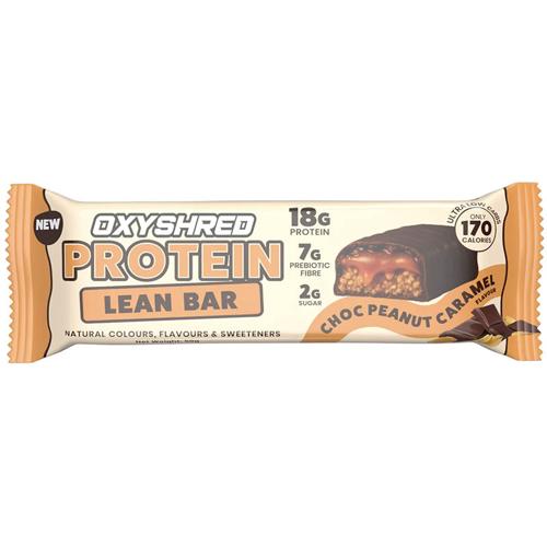 Oxyshred Protein Bar Choc Peanut Caramel 50gm (Pack of 12)