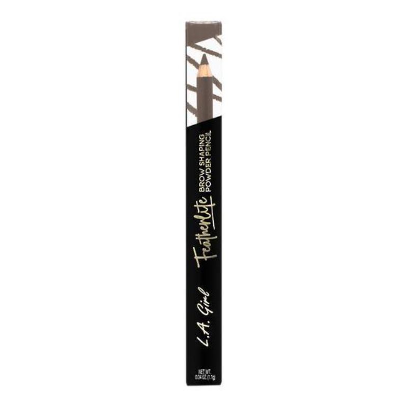 LA Girl Featherlite Powder Brow Pencil in Soft Brown for natural, defined brows with a long-lasting powder finish.