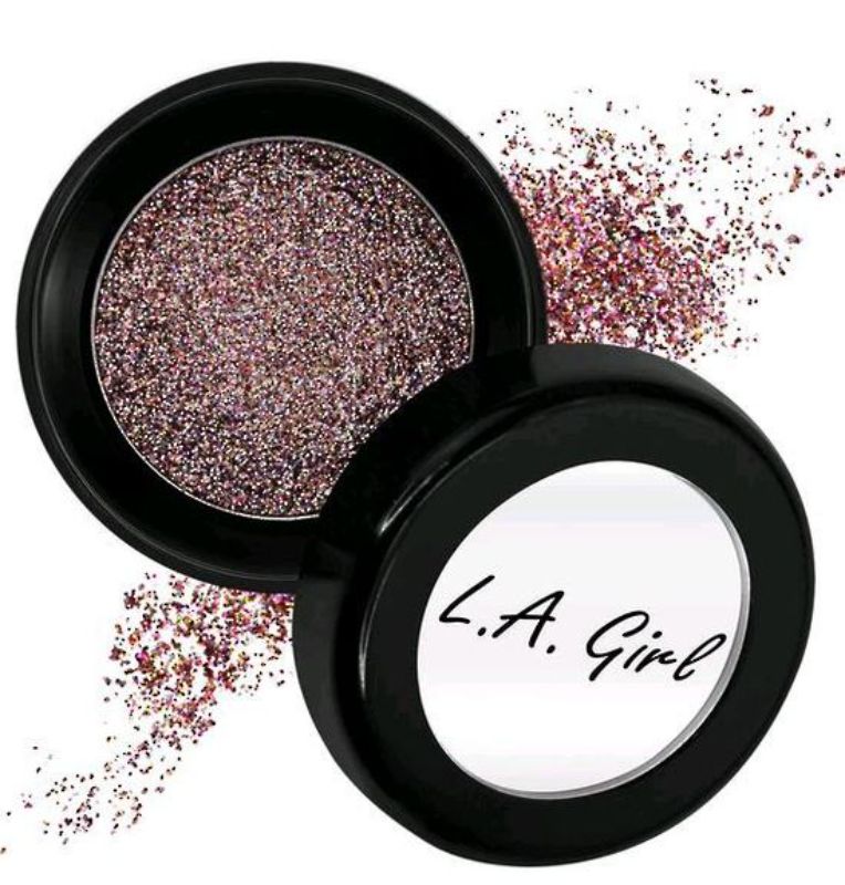 LA Girl Glitterholic Glitter Topper in Ooh-La-La, featuring a multi-dimensional glitter formula for sparkling eye looks.