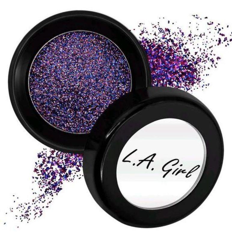 LA Girl Glitterholic Glitter Topper in Party Girl adds dazzling multi-dimensional shimmer to enhance any makeup look.