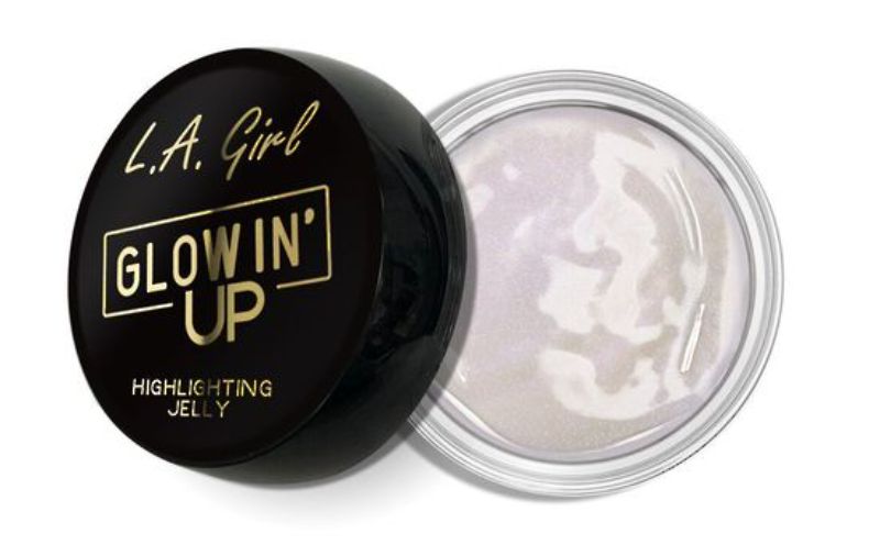 LA Girl Glowin' Up Jelly - Glowaholic: A glossy, water-based highlighting jelly for a radiant, dewy glow in eight shades.