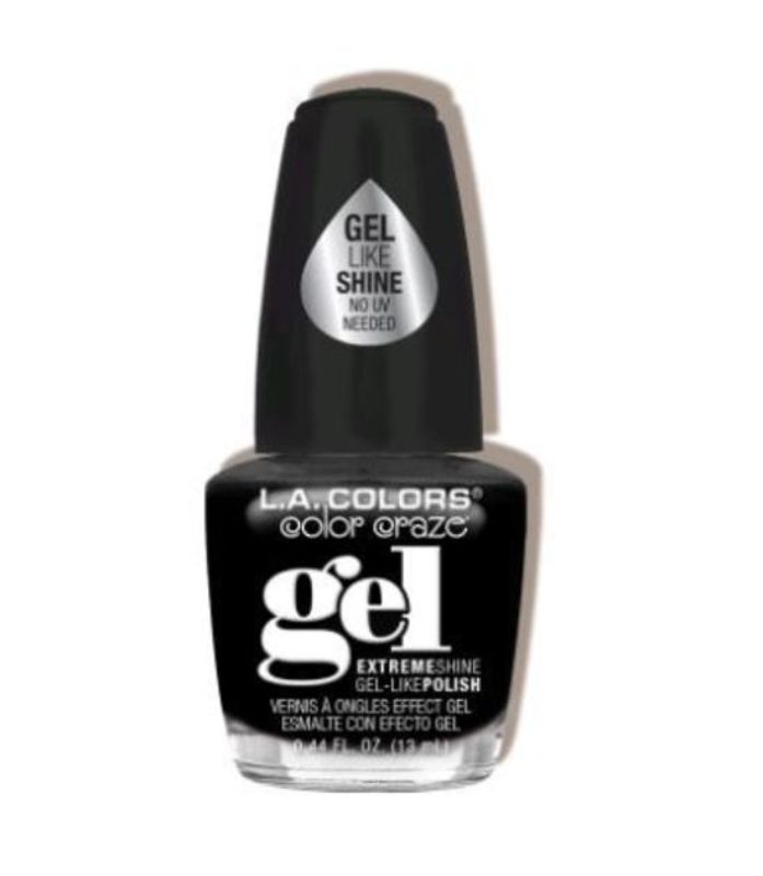 LA Colors Gel Shine Polish in Anarchy, a vibrant no-UV gel polish for stunning, long-lasting manicures at home.