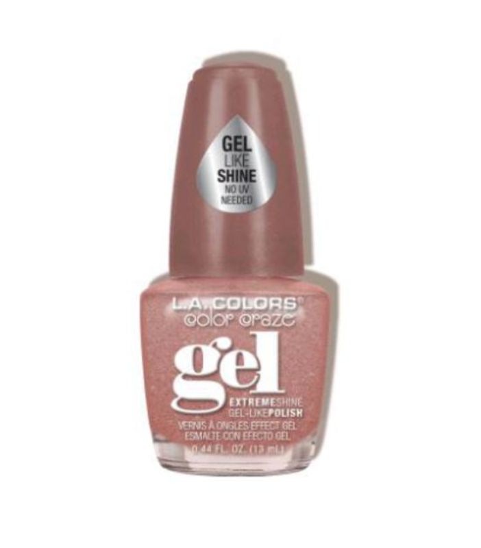 LA Colors Gel Shine Polish in Chateau, a sophisticated shade offering salon-quality shine without UV lamps.