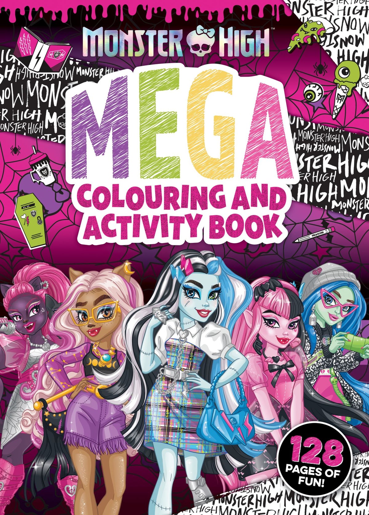 Monster High: Mega Colouring and Activity Book - Mattel