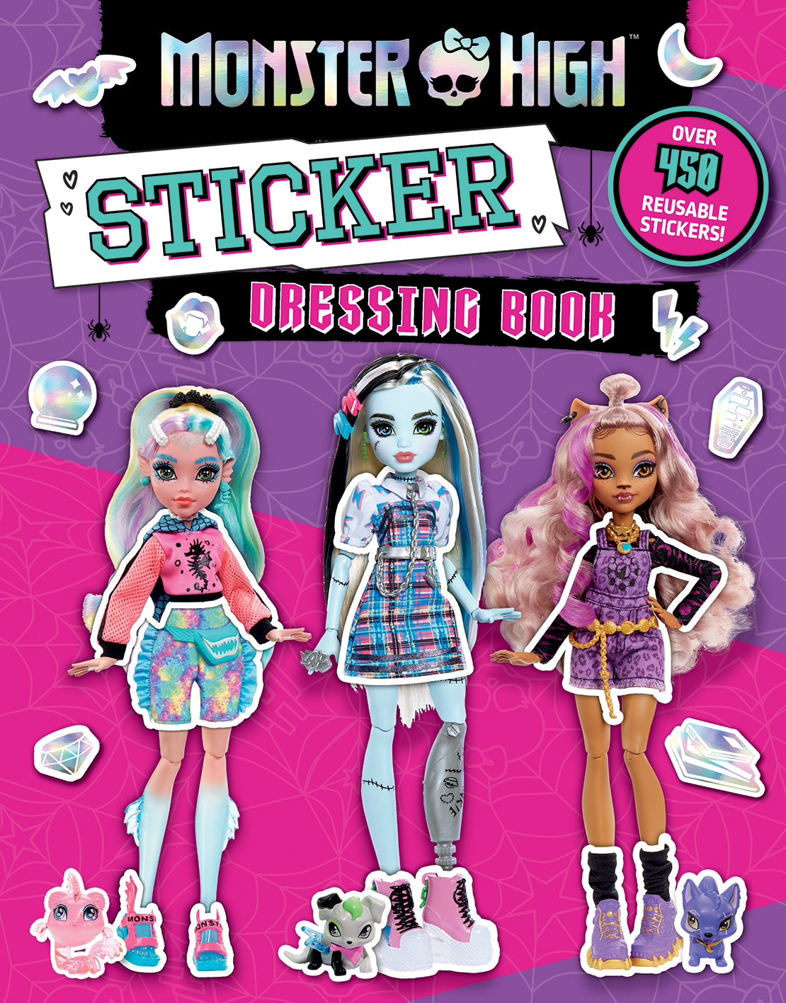 Monster High: Sticker Dressing Book - Mattel ISBN 9781761813405