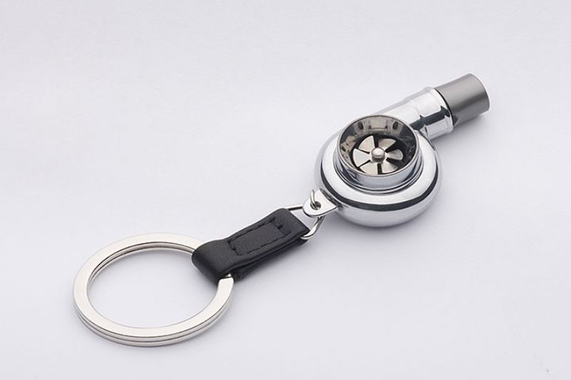 AUTOart Diecast Turbocharger Keychain featuring detailed design, perfect for car enthusiasts and collectors.