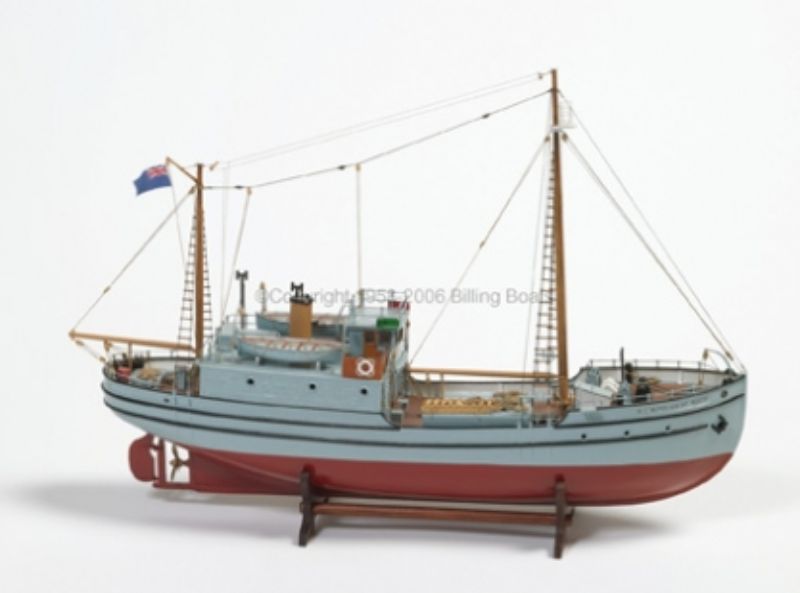 Billing Boats 1/72 St. Roch model kit showcasing intricate details of the historic Arctic vessel, perfect for collectors and hobbyists.