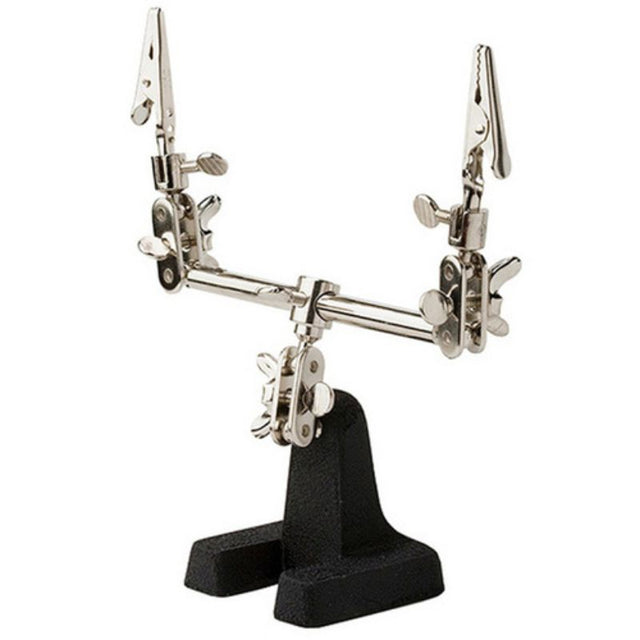 Excel Extra Hands tool with 2 alligator clips and weighted base for stabilizing projects while keeping hands free.
