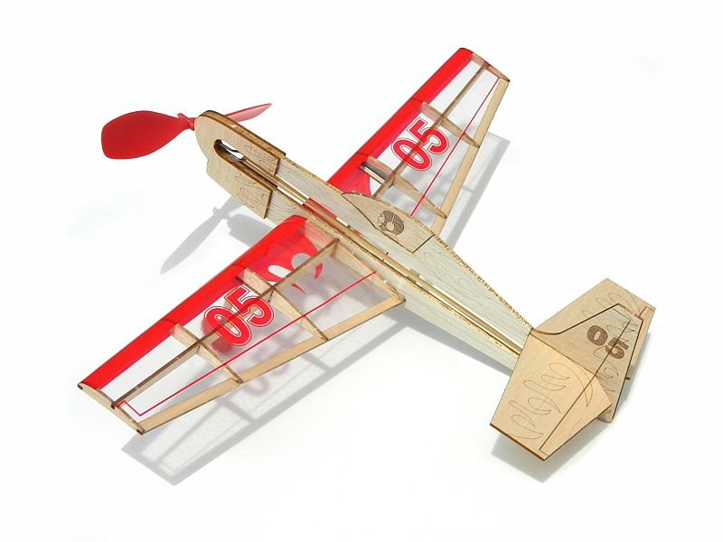 Balsa Glider Kit featuring a lightweight design for easy assembly, perfect for stunt flying and educational fun.