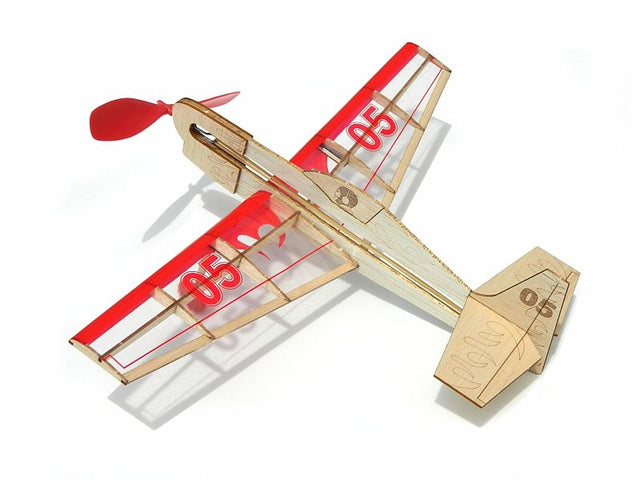 Balsa Glider Kit featuring a lightweight design for easy assembly, perfect for stunt flying and educational fun.
