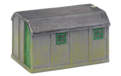 Hornby Concrete Plate Layers Hut model, ideal for adding realistic detail to railway scenery and layouts.