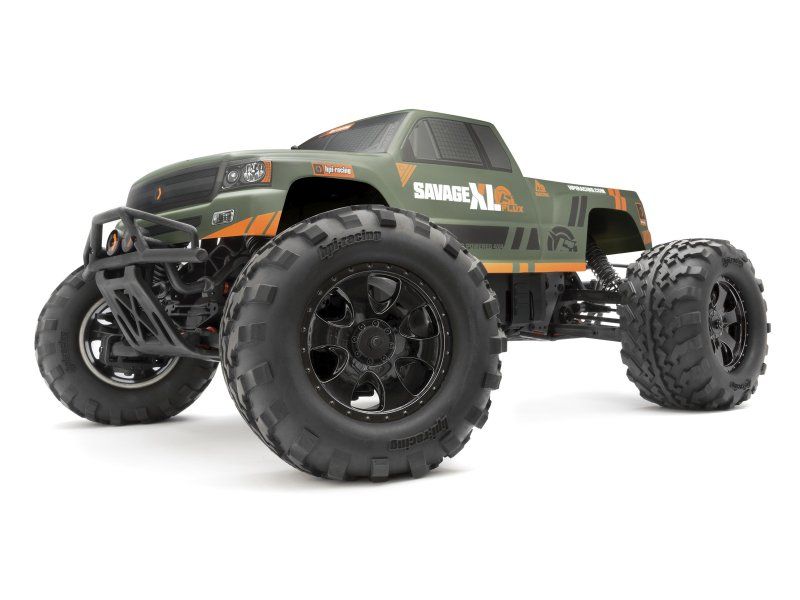 Premium painted bodyshell for HPI Racing Savage GTXL-1, offering durability, style, and impact resistance.