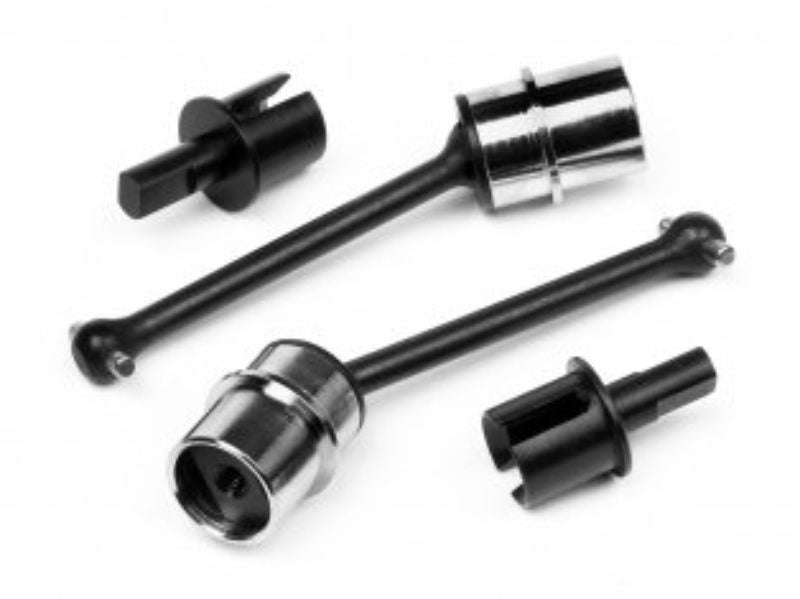 E10 Uni.Drive Shaft Set (2) for HP 88060 HPI Racing, enhancing durability and performance for RC cars on any terrain.