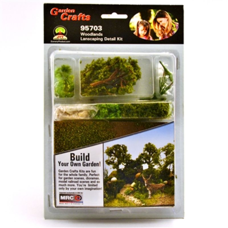 Model Scenery - Enchanted Forest: Detailed trees and vibrant foliage for magical miniature landscapes and dioramas.