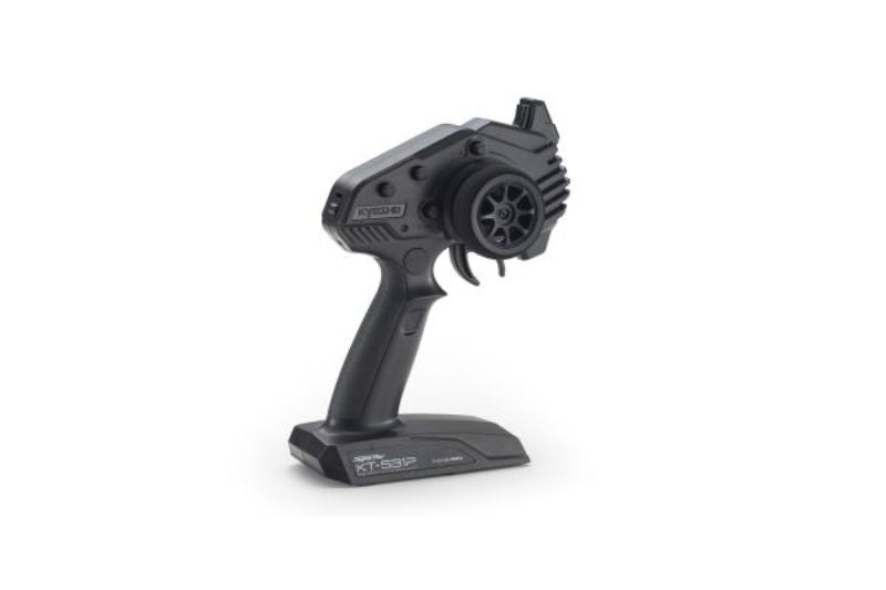 Kyosho KT-531P 2.4GHz transmitter with ergonomic design for optimal RC vehicle control and performance.