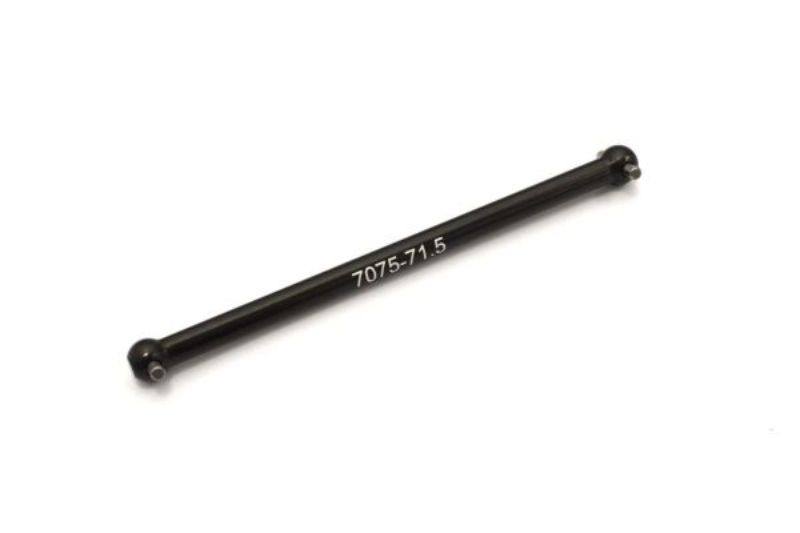 Kyosho ZX7 Alum Centre Shaft 71.5mm, lightweight 7075 aluminum designed for enhanced durability and improved RC car performance.