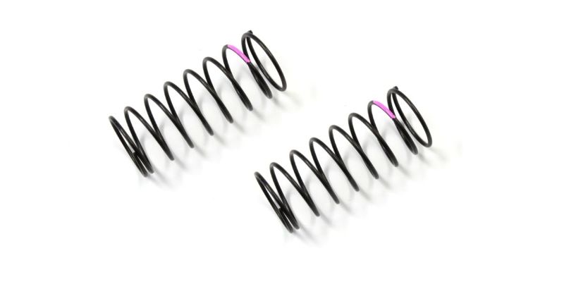Kyosho BB Springs Pink (S) for 1/10 scale RC cars, enhancing performance with durability and vibrant style.