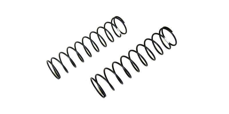 White long-length big bore shock springs for W5305V, enhancing RC vehicle suspension and handling performance.