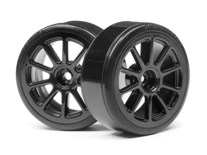 High-performance wheel and tire set for Maverick Strada DC, enhancing drift control and traction on any terrain.