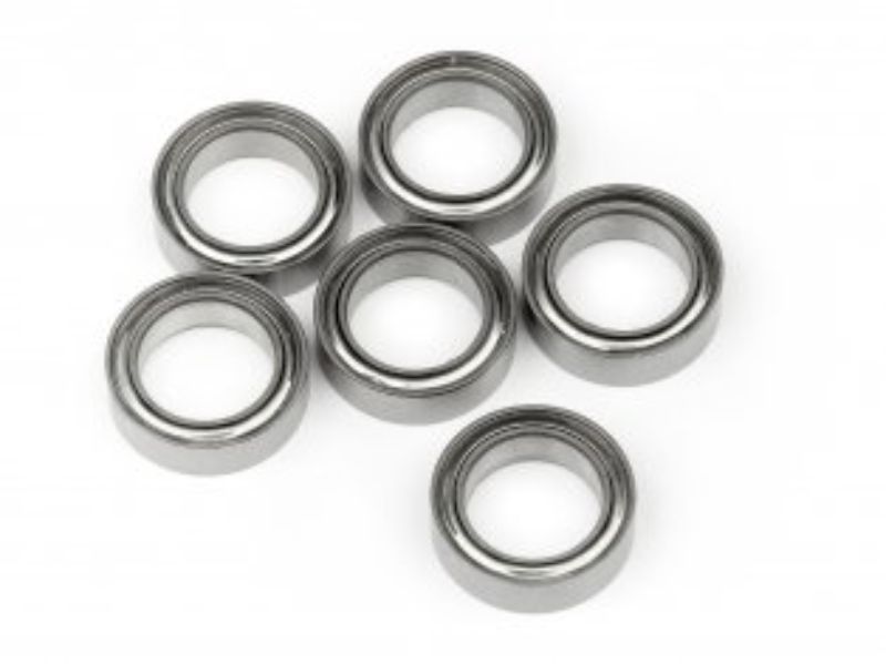 Premium ball bearings 8 x 12 x 3.5mm for RC cars, ensuring smooth operation and enhanced performance. Pack of 6.