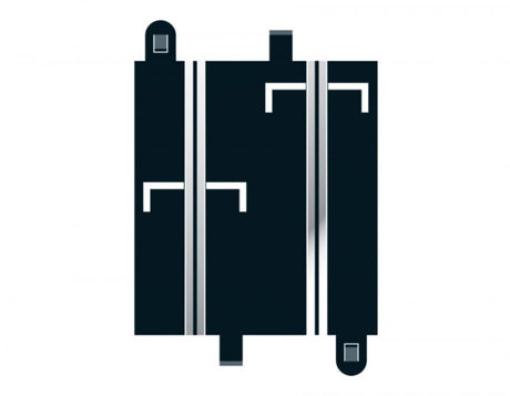 Digital Half Straight Grid 2: 2 x 175mm tracks for easy Scalextric setup, enhancing racing versatility and experience.