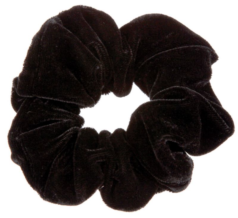 Mita Daily Velvet Scrunchie Black