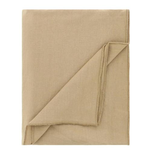 Linen Cotton Tablecloth Biscuit 150x300cm - Baksana