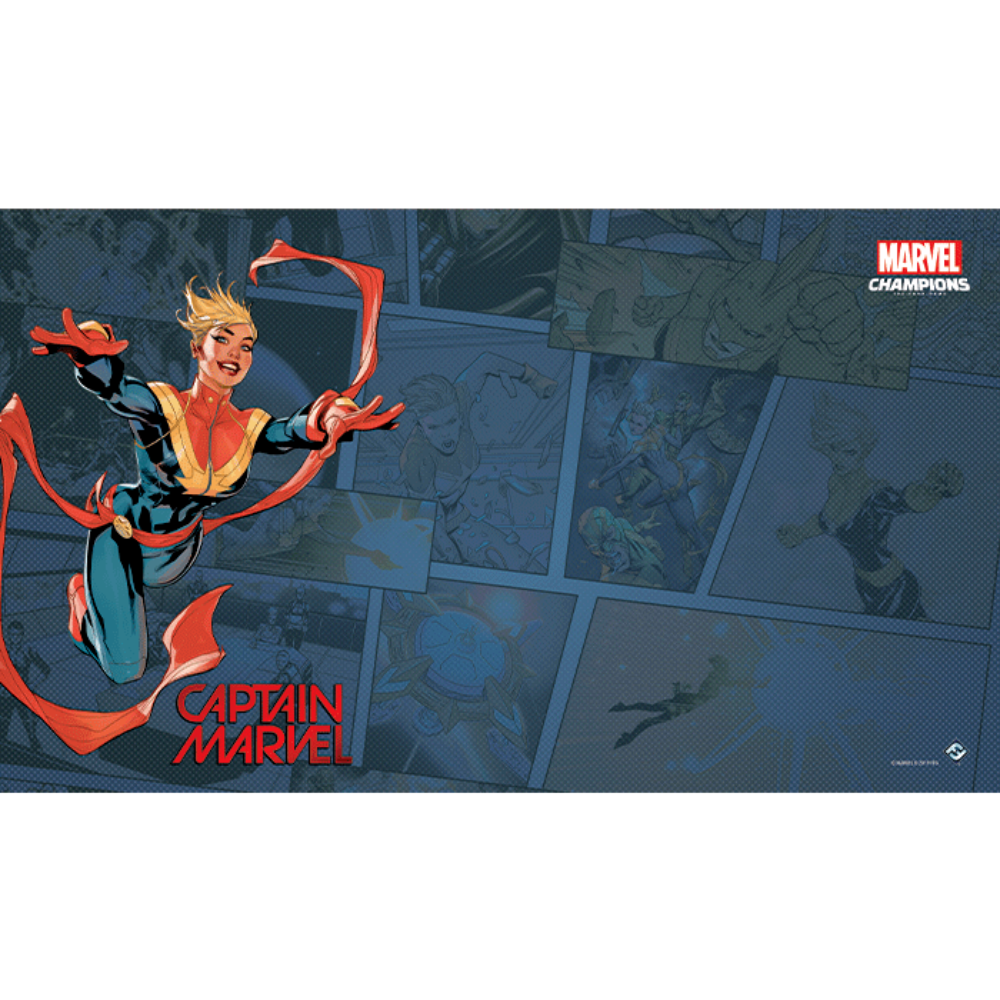 Marvel Champions: The Card Game - Captain Marvel Game Mat