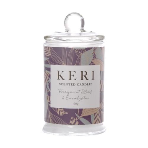 Scented Jar Candle Eden Bergamot & Eucalyptus 90g 6x11cmH