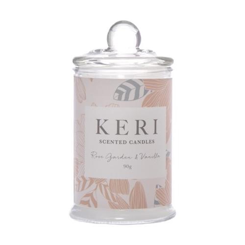 Scented Jar Candle Eden Rose Garden & Vanilla 90g 6x11cmH