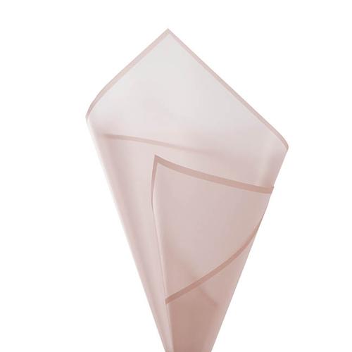 Cello Frosted Hue Silhouette 50mic Blush Pack of 100 50x70cm