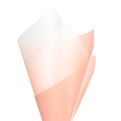 Cello Frosted 50mic Ombre Effect Dusty Pink Pack of 100 50x70cm