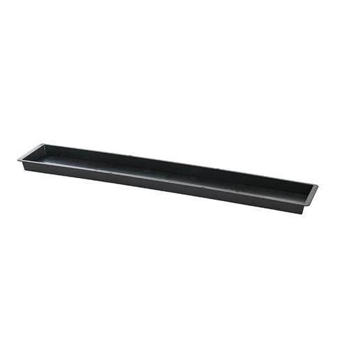 Triple Black Tray Outer: 72x13x3.4cmH Inner: 69cmLx11cmWx3.2cmH